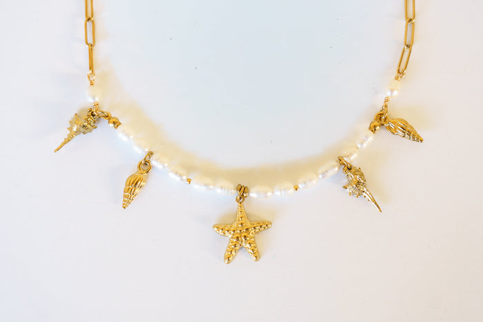 Star of the Tides Pearl Necklace | Shop Coco Rose Boutique Beach & Resort Wear