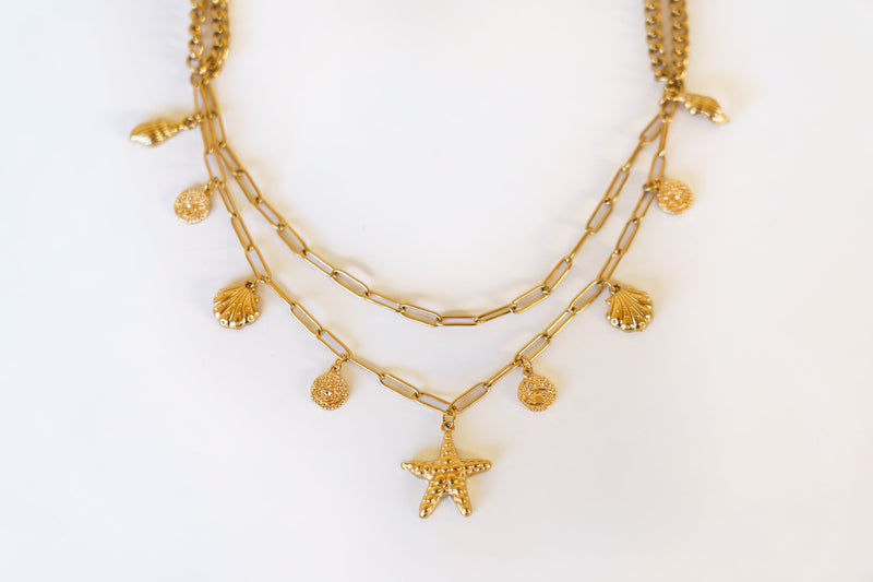Golden Reef Layered Necklace | Shop Coco Rose Boutique Beach & Resort Wear