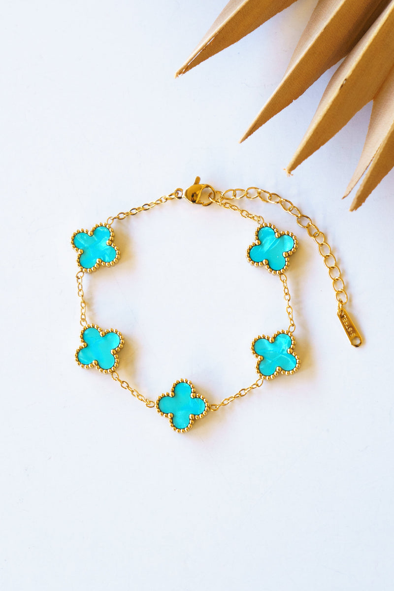 Island Clover Charm Bracelet | Shop Coco Rose Boutique Beach & Resort Wear