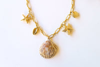 Golden Tide Shell Necklace | Shop Coco Rose Boutique Beach & Resort Wear