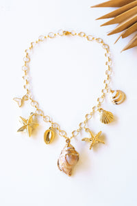 Seafarer Conch Charm Necklace | Shop Coco Rose Boutique Beach & Resort Wear