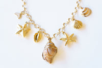 Seafarer Conch Charm Necklace | Shop Coco Rose Boutique Beach & Resort Wear