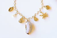 Ocean Charm Cascade Necklace | Shop Coco Rose Boutique Beach & Resort Wear