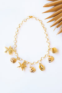 Coastal Treasure Charm Necklace | Shop Coco Rose Boutique Beach & Resort Wear