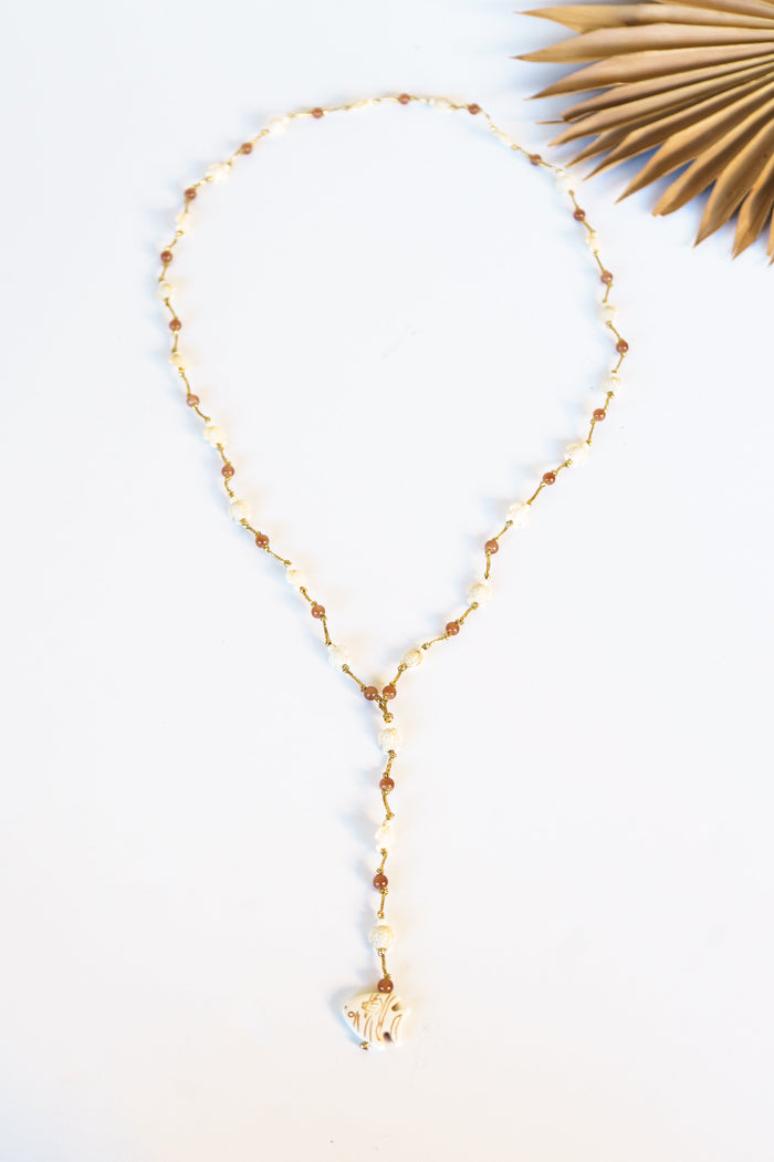 Ocean Talisman Turtle Strand Necklace | Shop Coco Rose Boutique Beach & Resort Wear