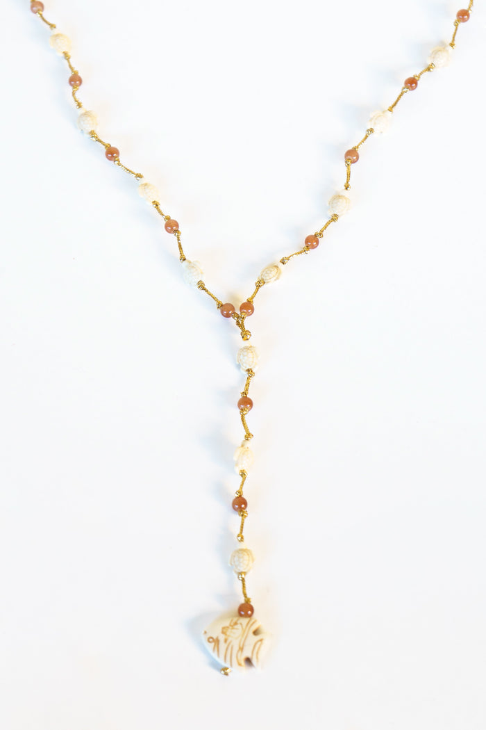 Ocean Talisman Turtle Strand Necklace | Shop Coco Rose Boutique Beach & Resort Wear