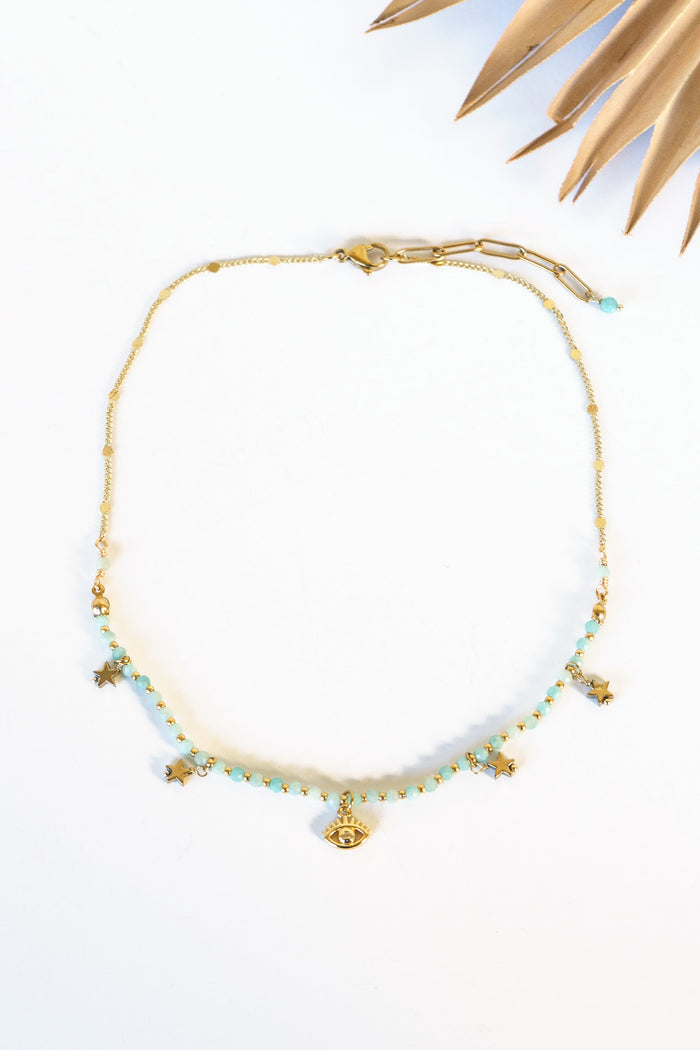 Coastal Charm Beaded Necklace | Shop Coco Rose Boutique Beach & Resort Wear