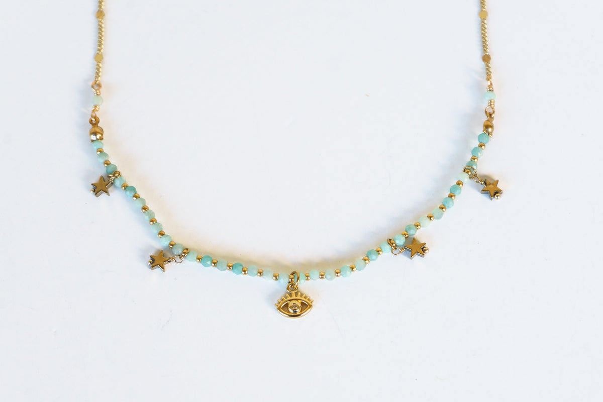 Coastal Charm Beaded Necklace | Shop Coco Rose Boutique Beach & Resort Wear