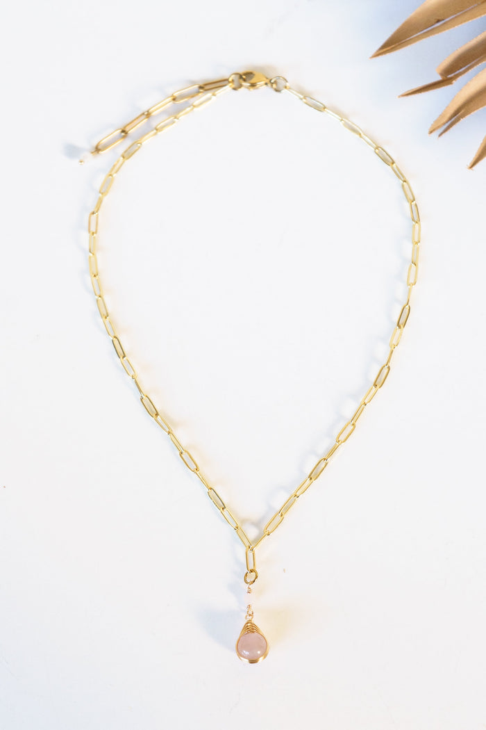 Rosewater Drop Necklace | Shop Coco Rose Boutique Beach & Resort Wear