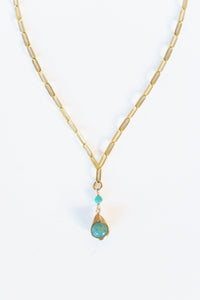 Sea Glass Drop Necklace | Shop Coco Rose Boutique Beach & Resort Wear