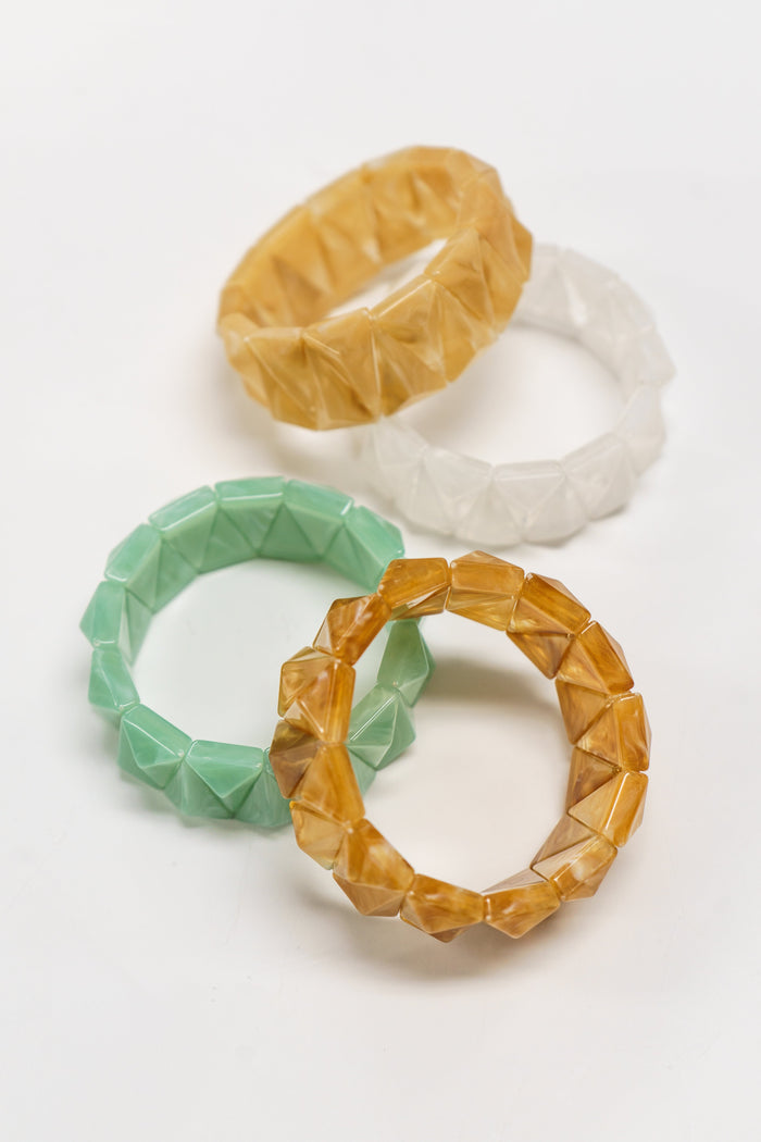 Island Glow Faceted Bangle | Shop Coco Rose Boutique Beach & Resort Wear