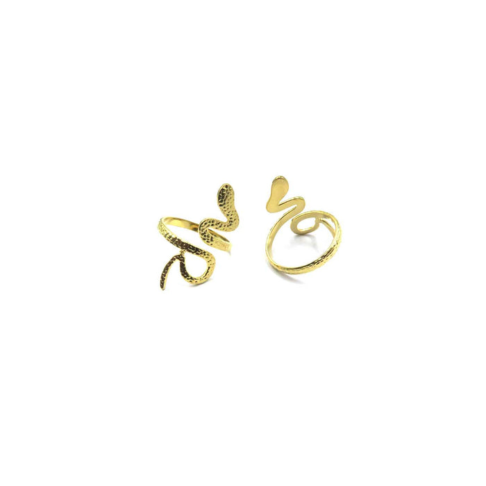 Gold Snake Wrap Ring | Shop Bali Queen