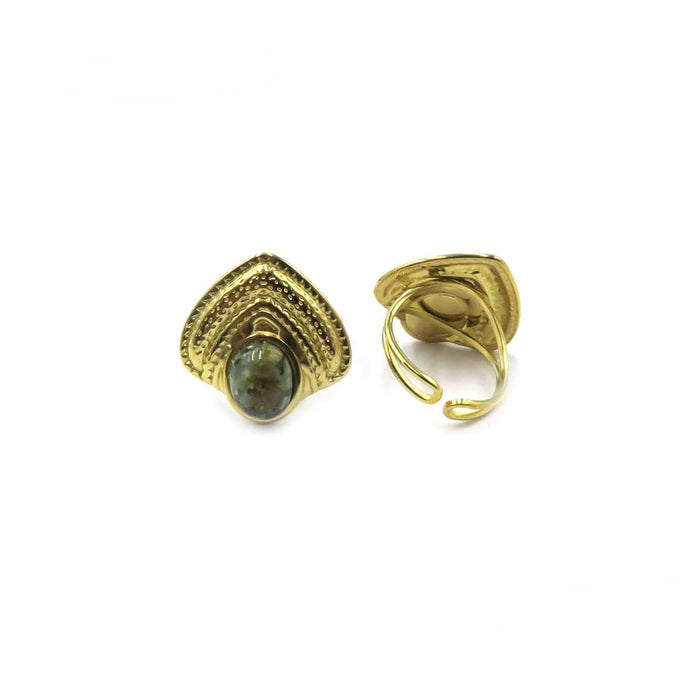 Palm Cove Shield Ring | Shop Bali Queen