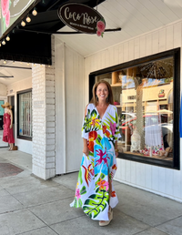 Hanalei Open Shoulder Caftan | Shop Coco Rose Boutique Beach & Resort Wear