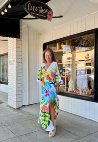 Hanalei Open Shoulder Caftan | Shop Coco Rose Boutique Beach & Resort Wear