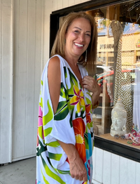 Hanalei Open Shoulder Caftan | Shop Coco Rose Boutique Beach & Resort Wear