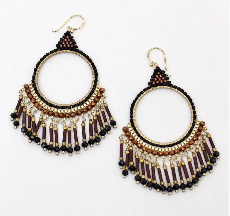 Lg Round Thai Chandelier Earrings | Shop Bali Queen