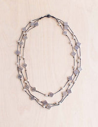 Triple Strand Quatrafoil Alloy Necklace | Shop Bali Queen