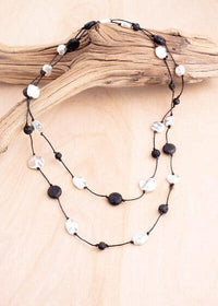 Alloy & Lava Layering Necklace | Shop Bali Queen