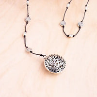 Puffy Swirl Alloy Necklace | Shop Bali Queen