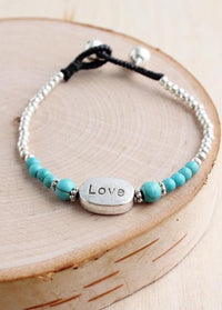 Love Stone Alloy Bracelet | Shop Bali Queen