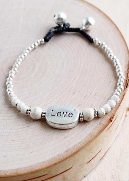 Love Stone Alloy Bracelet | Shop Bali Queen