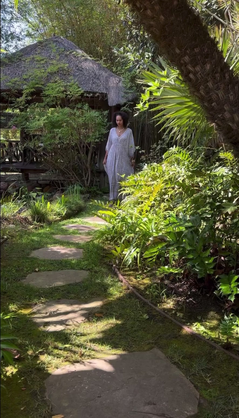Mojave Cinched Long Caftan