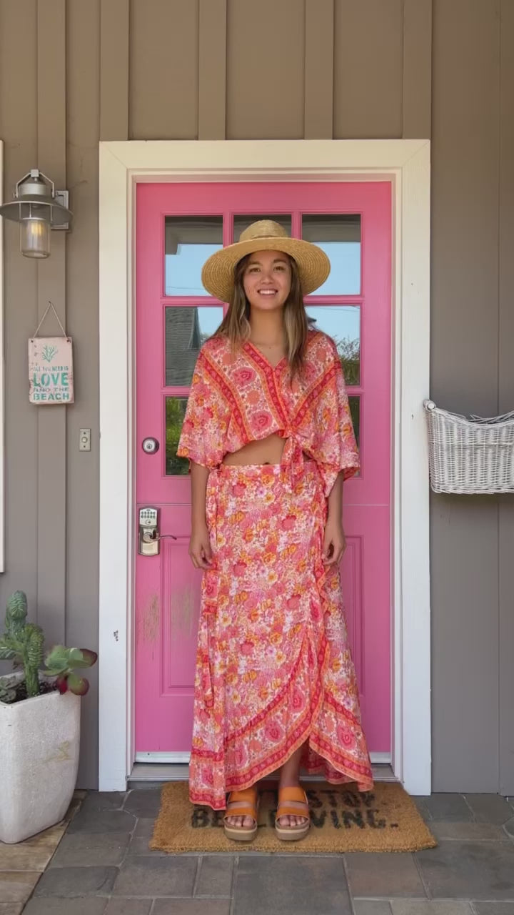 Wild Flower Kimono Top | Shop Coco Rose Boutique Beach & Resort Wear