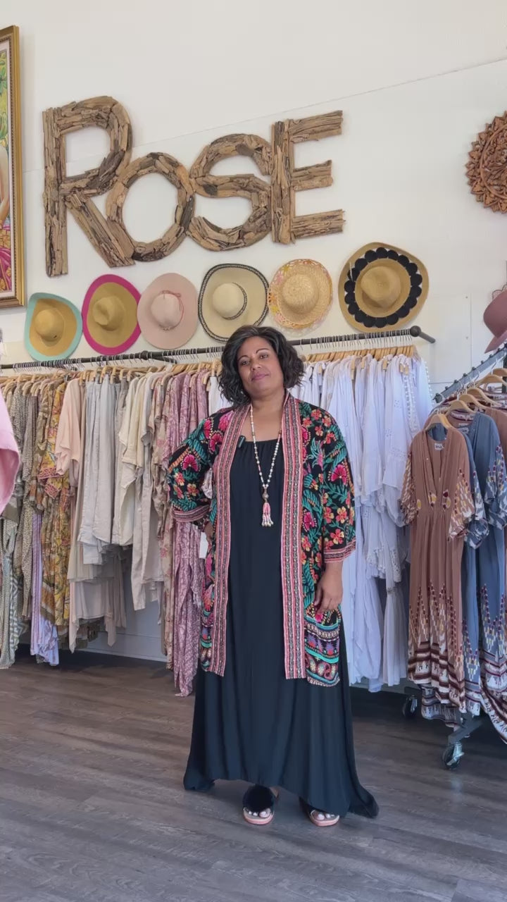 Bombay Short Jeweled Kimono | Shop Coco Rose Boutique Beach & Resort Wear