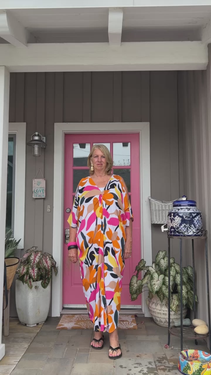 Palm Springs Open Shoulder Caftan| Shop Coco Rose Boutique Beach & Resort Wear