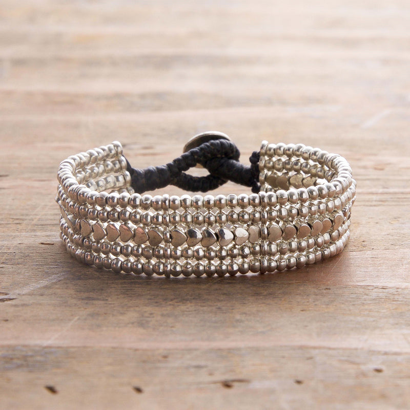 Woven Heart Premium Alloy Bracelet | Shop Coco Rose Boutique Beach & Resort Wear