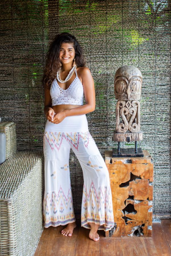 Bali Queen, Coco Rose, Resort Wear, Pool Wear, Bathing suit coverup, summer, summer style, boutique, bali, travel, boho style, travel, one size, Yucatan, wide leg pant, bellbottoms
