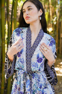 Bombay Tie Jeweled Kimono