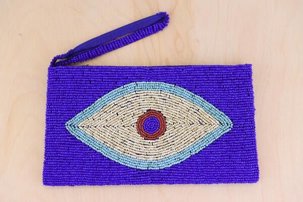 Large Evil Eye Clutch | Shop Coco Rose Boutique Beach & Resort Wear