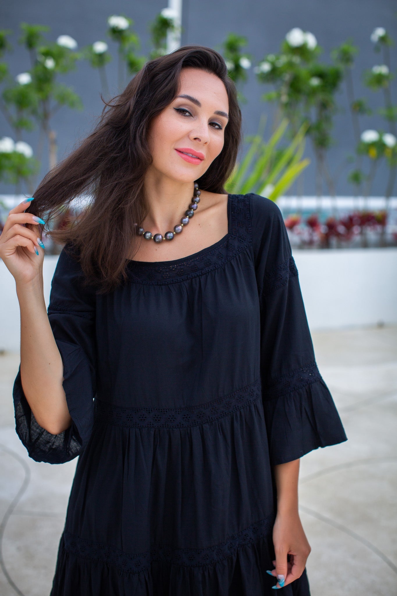 Eyelet Gypsy Top – Coco Rose