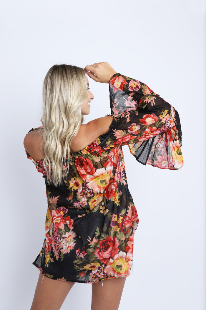 Peony, Bali Queen, CoCo Rose, Floral Dress, Mommy and me, Angel Top