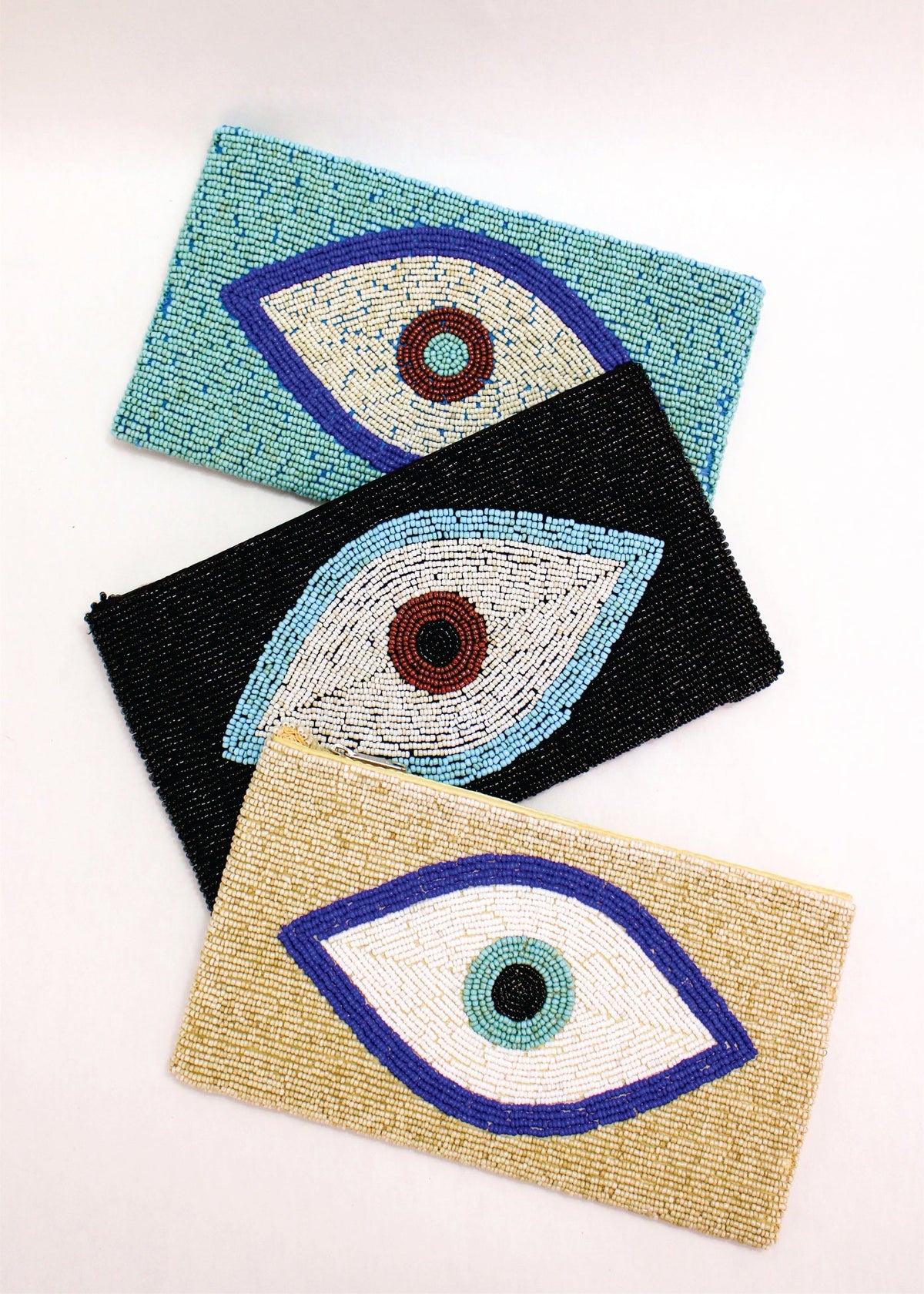 Large Evil Eye Clutch