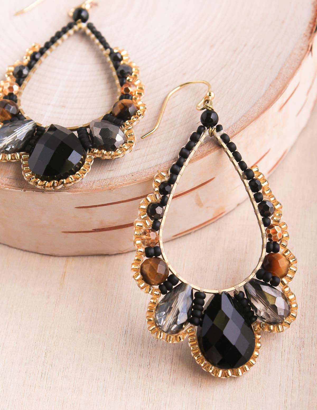 teardrop, Thai crystal, statement earring, dazzle, glam, bali queen, coco rose