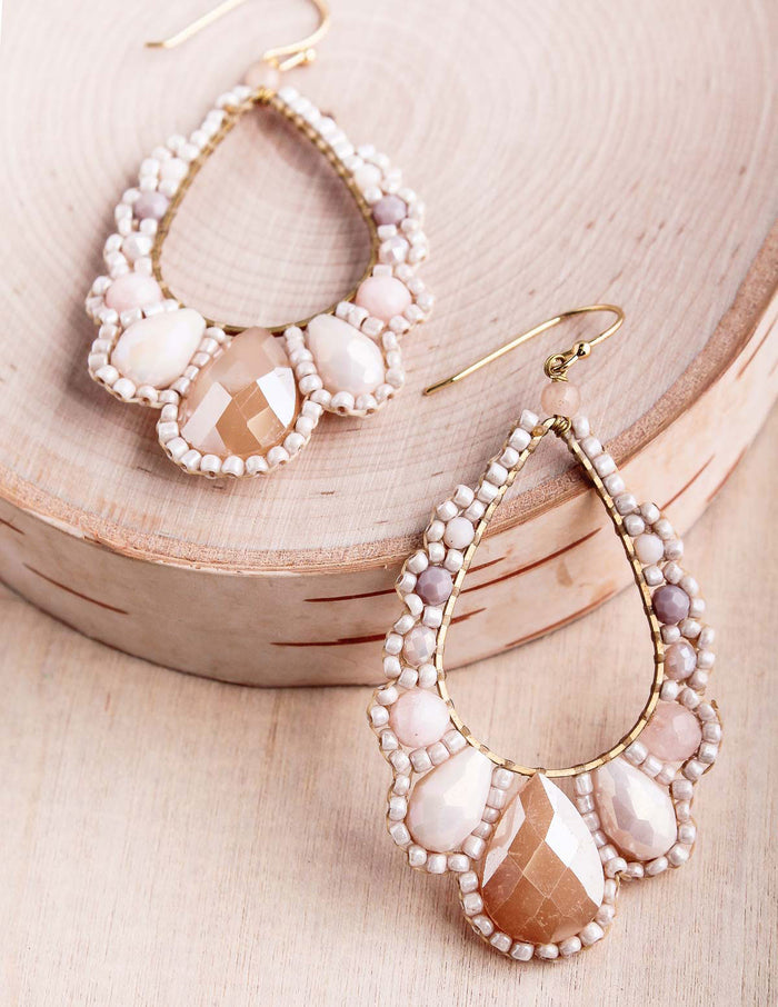 teardrop, Thai crystal, statement earring, dazzle, glam, bali queen, coco rose
