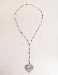 Filigree Heart Alloy Necklace | Shop Coco Rose Boutique Beach & Resort Wear