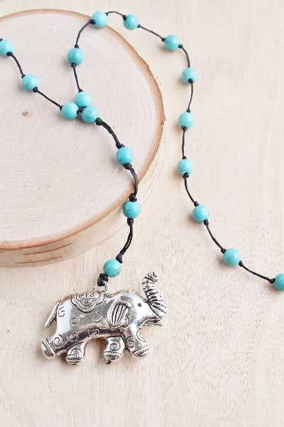  alloy, bali queen, coco rose, silver, rhodium, hypoallergenic, tribal jewelry alloy, bali queen, coco rose, silver, rhodium, hypoallergenic, tribal jewelry, elephant, elephant necklace, turquoise