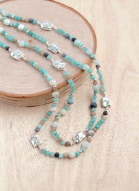 Alabaster Alloy Layer Necklace